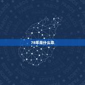 78年是什么命，五行相生相克
