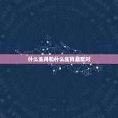 什么生肖和什么生肖最配对，12生肖中什么生肖跟什么生肖最配