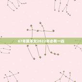 67年属羊女2022年必有一凶 属羊女头胎见子有刑是什么意思