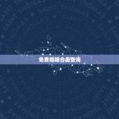 免费婚姻合盘查询，求婚姻合盘