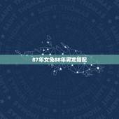 87年女兔88年男龙婚配，87年女兔和88年男龙的婚配怎么样