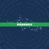 摩羯座婚姻命运，摩羯座的命运