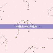 86属虎2022年运势，1986属虎女人2022年的运气