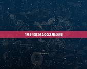 1954年马2022年运程，2022年12生肖运势解析