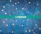 12月兔的运势，1999年12月12日出生属兔的运程每月运势