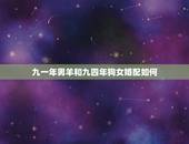 九一年男羊和九四年狗女婚配如何，一九九四年女属狗和九一年男属羊相配吗？