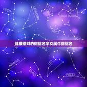 健康招财的微信名字女属牛微信名，属牛取什么微信名最好