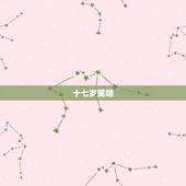 十七岁属啥，十七岁是属什么的