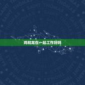 鸡和龙在一起工作好吗，76年属龙人45岁后运程