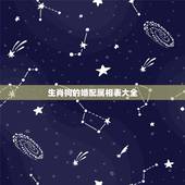 生肖狗的婚配属相表大全，属狗的属相婚配表