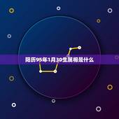 阳历95年1月30生属相是什么，1995年的公历1月30日的农历是几月