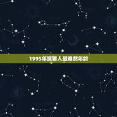 1995年属猪人最难熬年龄，95年属猪的三大坎