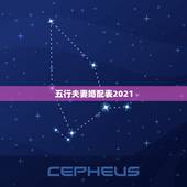 五行夫妻婚配表2021，五行命理