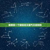 我想找一个微信名又霸气又招财的，我想用一个霸气的微信名字，请问用什么名
