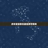 虎年宝宝取名最佳用字简单 虎年男宝宝名字大全