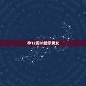 孕12周nt暗示男女，孕妇12周了 今天做的nt 这个能看出是男宝还是