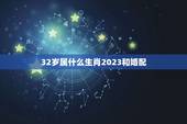 32岁属什么生肖2023和婚配，32岁属什么生肖？