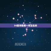 54属羊是哪一年出生的，属羊的，是二十几？是哪年出生的？