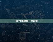 1970年属狗一生运势，七零年狗的晚年之运