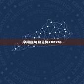 摩羯座每月运势2022年，摩羯座2022年的运势