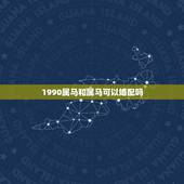 1990属马和属马可以婚配吗，男属马 1990年阴历12月初一 女属羊