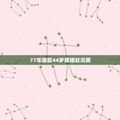 77年属蛇44岁婚姻状况男，男属蛇1977、11、22出生的今后婚姻如