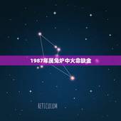 1987年属兔炉中火命缺金，1987年炉中火命缺水