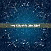65年属蛇女的贵人什么属相呢，属蛇的女人克星是什么属相