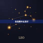 白玉属什么五行，白玉菩提子五行属什么？