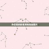 乔任梁的卧室满地是血图片，这是乔任梁的照片么，有人知道么？