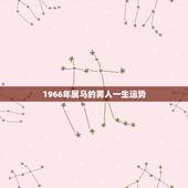 1966年属马的男人一生运势，1966年的属马人夫妻一生能到白头吗？