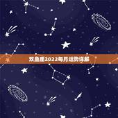 双鱼座2022每月运势详解，双鱼座2022年的全年运势