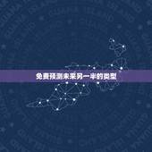 免费预测未来另一半的类型，免费塔罗牌占卜我未来的另一半是怎样的人并且是