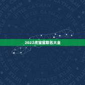 2022虎宝宝取名大全，牛年宝宝名字大全2022 有寓意