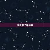 明天双子座运势，双子座明日运势