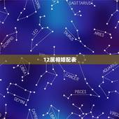 12属相婚配表，十二生肖婚配