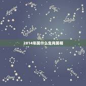 2814年属什么生肖属相，属十二生肖的年份表