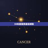 59年属猪男最佳婚配，59年的猪和哪个属相配最好