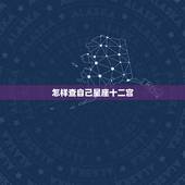怎样查自己星座十二宫，星座十二宫，我的十二宫是？