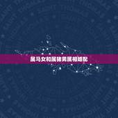 属马女和属猪男属相婚配，属马女和属猪男一辈子婚姻好吗