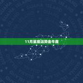 11月星座运势金牛座，金牛座这几个月的运势？