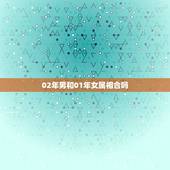 02年男和01年女属相合吗，02年属马7月初四凌晨两点出生女和属蛇01