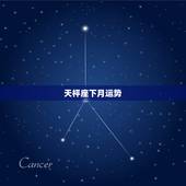 天枰座下月运势，天秤座下个月的运势