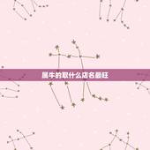 属牛的取什么店名最旺，属牛的女人取名字旺财