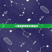 12星座爱情配对表配对 12星座最佳夫妻配对