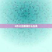 6月25日属相什么生肖，男、1995年农历6月25日是什么座？生肖是？