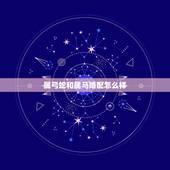 属弓蛇和属马婚配怎么样，属马和属蛇的八字相合吗？