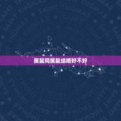 属鼠同属鼠结婚好不好，属鼠的和属鼠的结婚好吗？