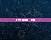1979年属羊一生坎，1979年属羊人五行属什么？