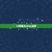 14年属马2022运势，属马人今年运势2021年每月运势